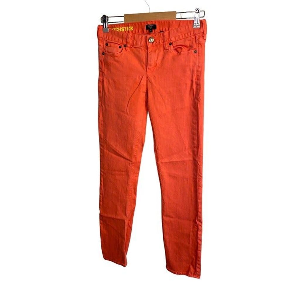 J. Crew Matchstick Stretch Salmon Colored Jeans Women's 27